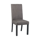 Coaster Hubbard Upholstered Side Chairs Charcoal (Set of 2) Model 121752